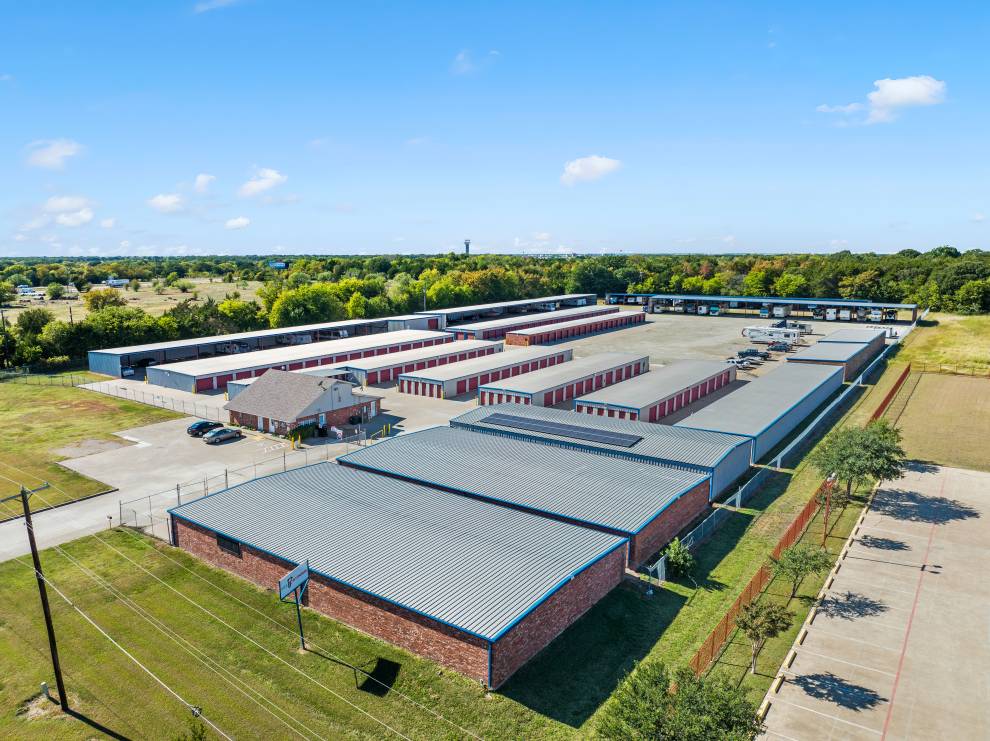 FreeUp Storage Terrell Farm to Market - Drone Shot